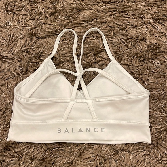 Balance Athletica Vitality White Lux form sports bra S - Picture 3 of 6